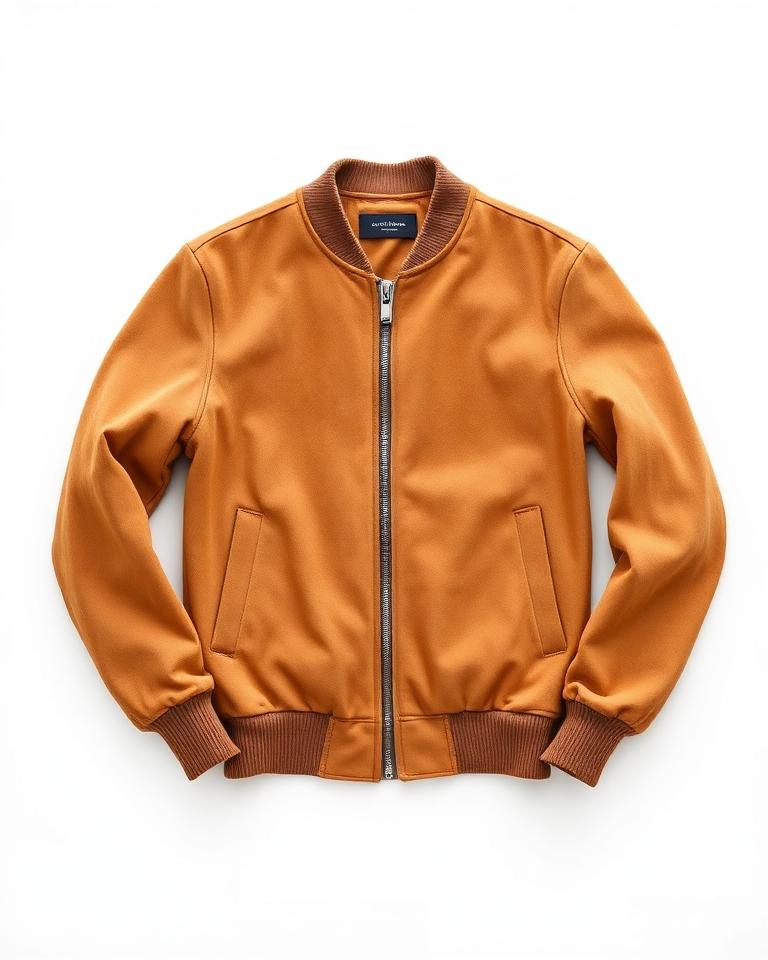 Suede Bomber Jacket