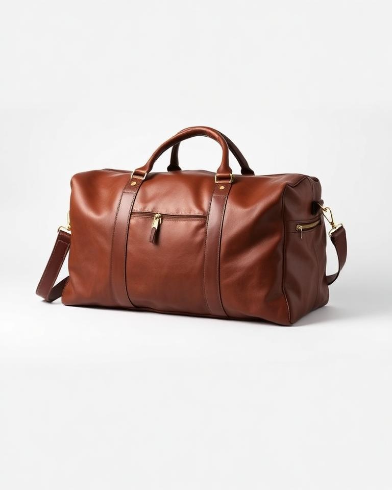 Leather Weekender Bag